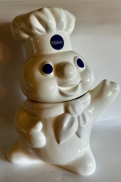 Benjamin & Medwin Pillsbury Doughboy Waving Cookie Jar ~ Vintage 1997 ~ In Pkg
