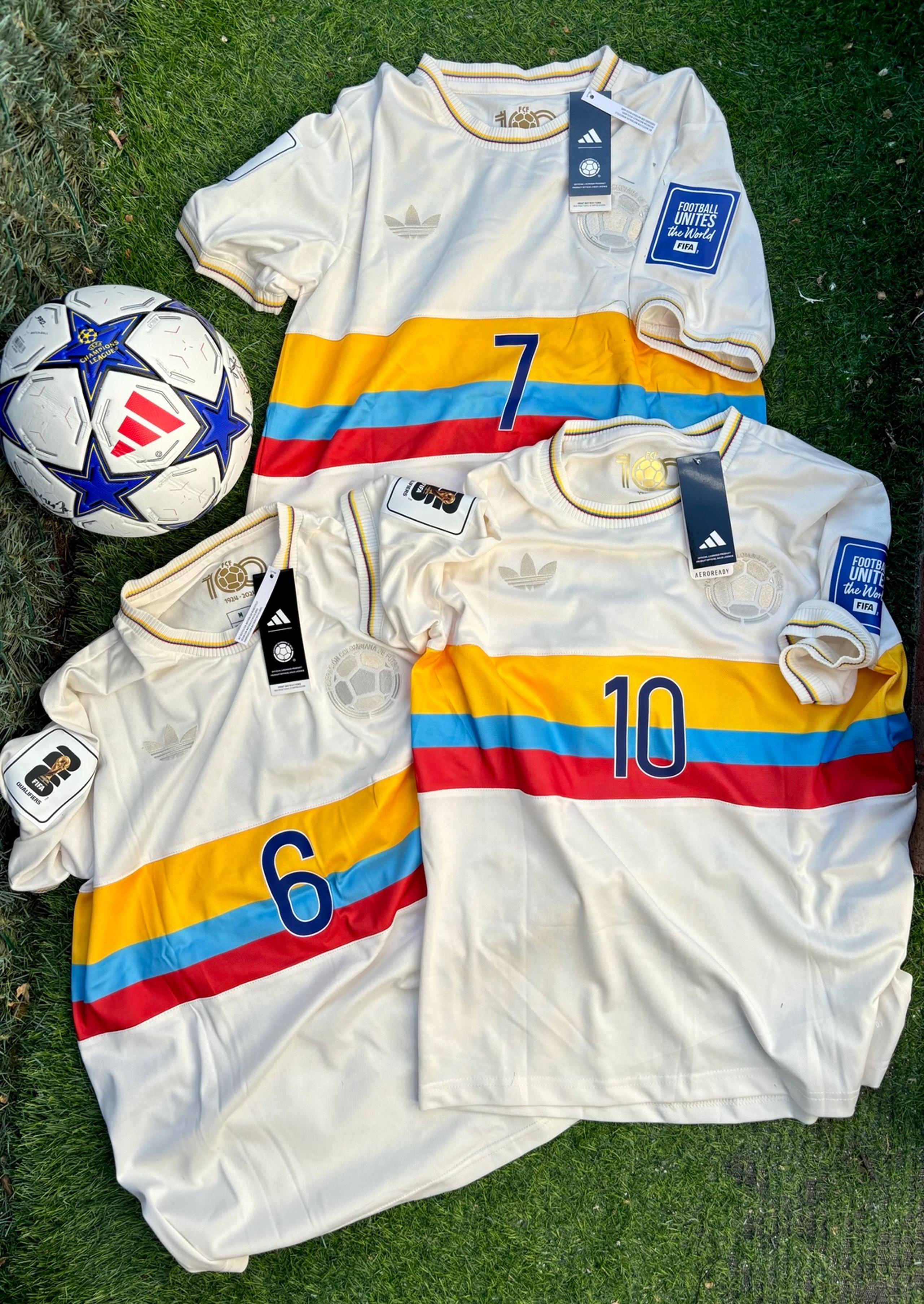 L and XL COLOMBIA 24 ANNIVERSARY JERSEY. Camiseta Seleccion COLOMBIA Ed Centenar