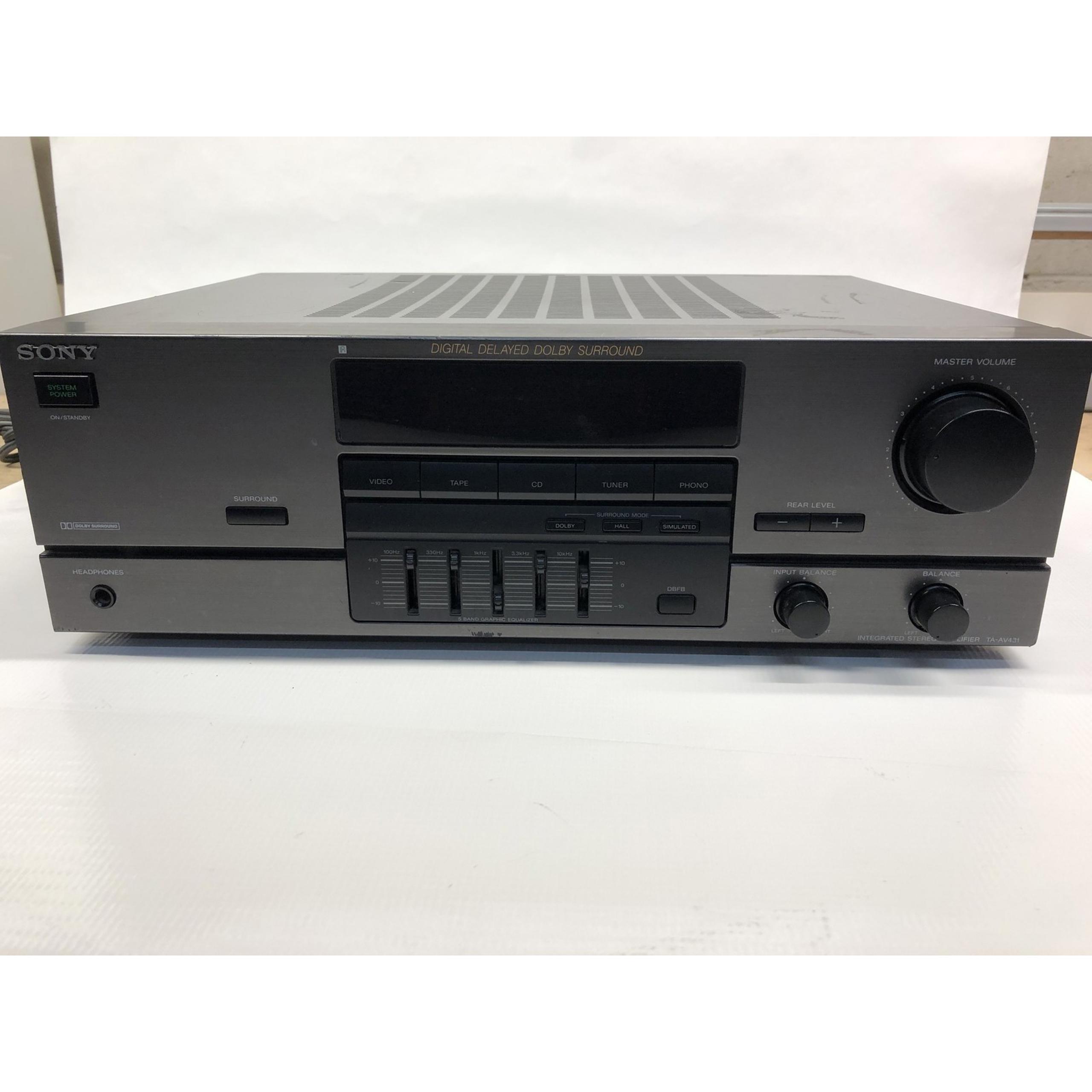 Vintage Sony TA-AV431 Integrated Stereo Amplifier