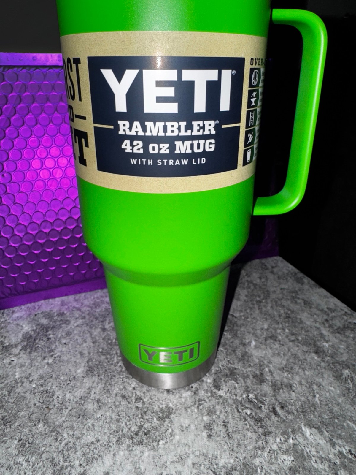 YETI 42oz Straw Mug Canopy Green NWT