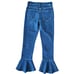 MOTHER The Cha Cha Fray Jeans 25 Blue Designer Denim Bootcut Casual