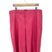 NWT Eloquii Womens Faux Leather Wide Leg Ankle Pants Plus Size 16 Pink Pockets