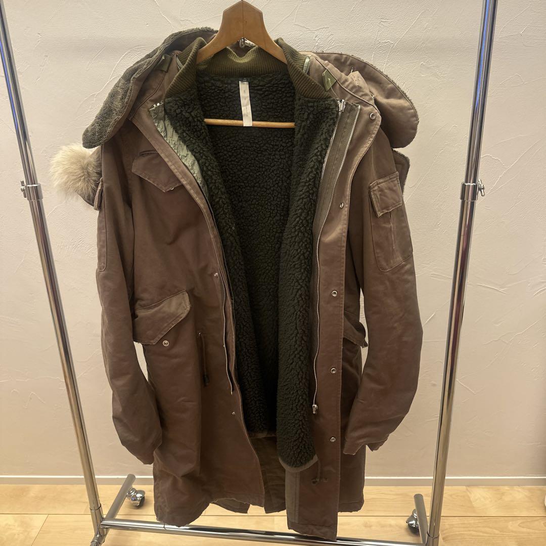 本物の Brown Mods Lining Fleece with XL Coat ジャケット・アウター