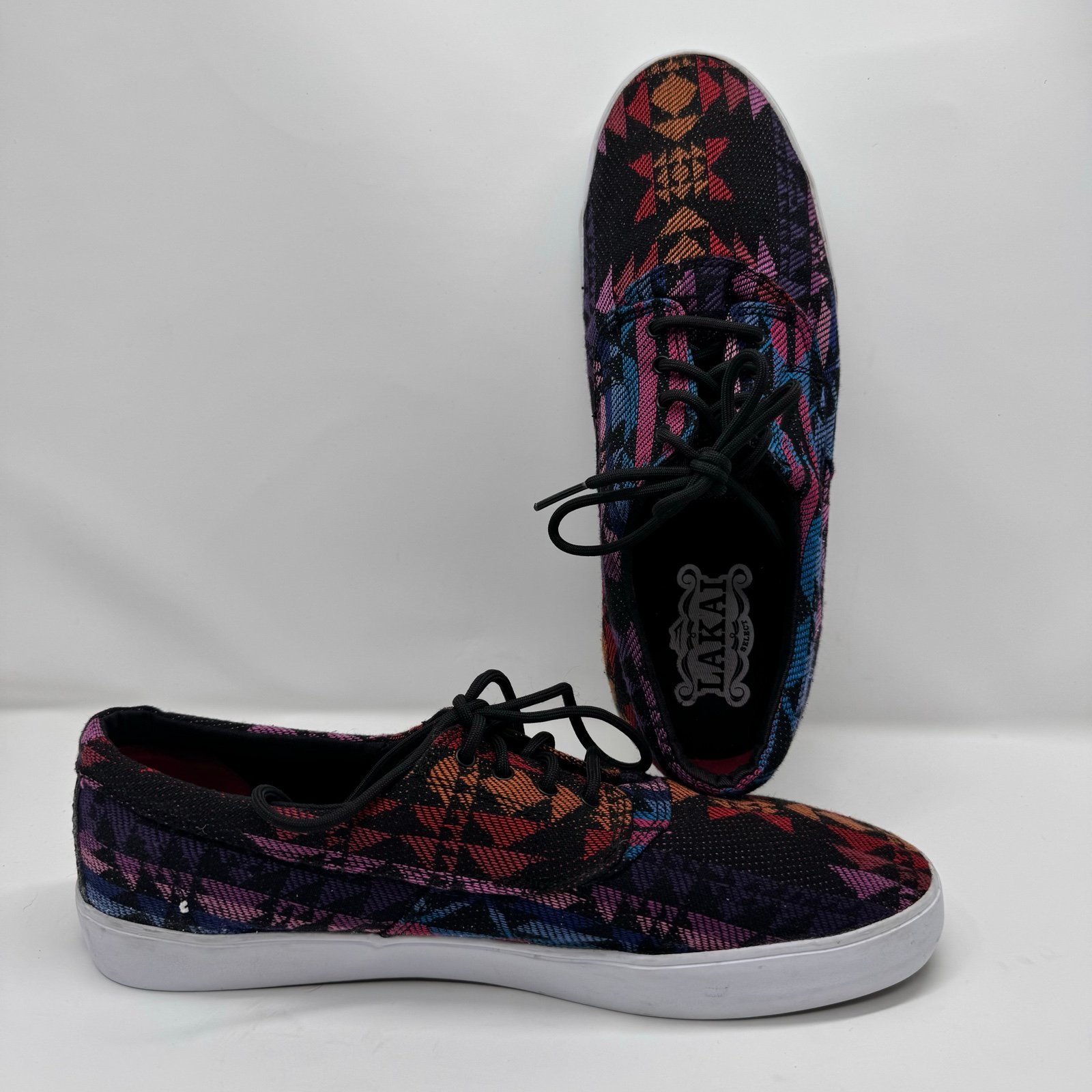 Lakai Shoes Camby skate shoe Black Textile mens size 10