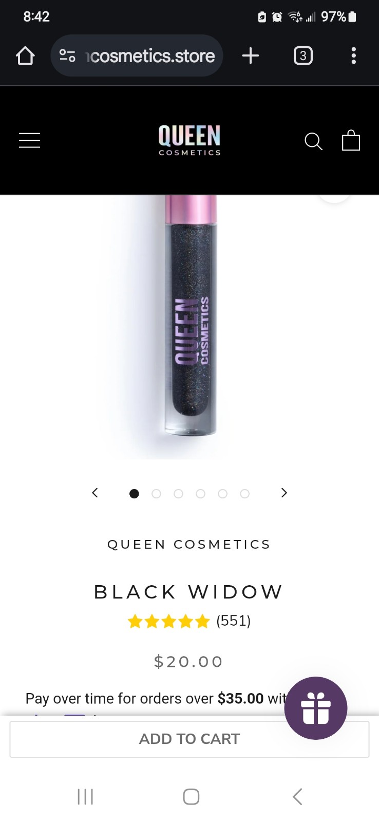 Queen cosmetics gloss bundle