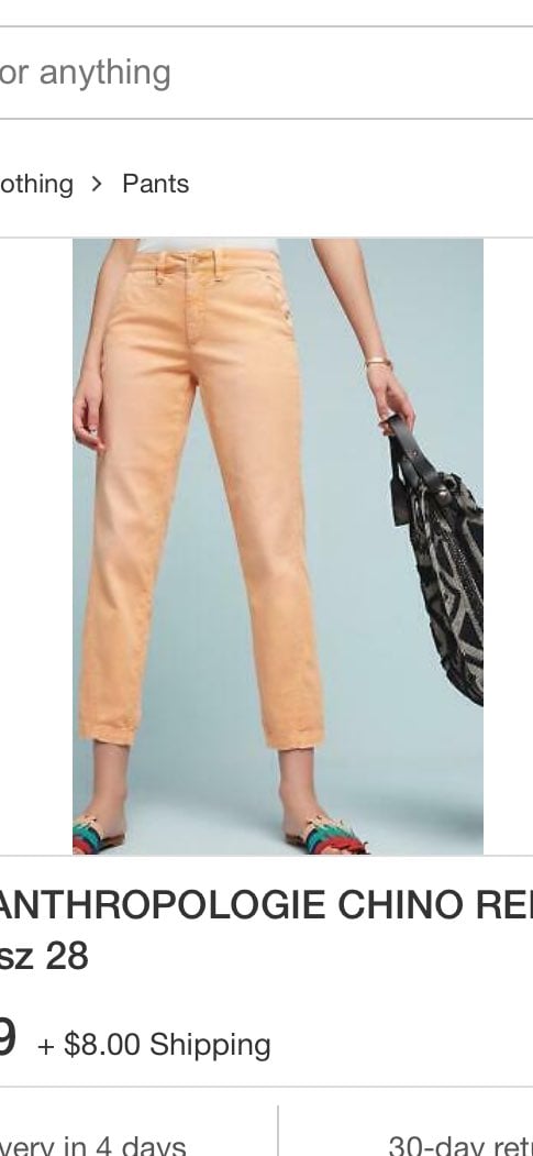 Chino by anthroplogie relaxed pant
