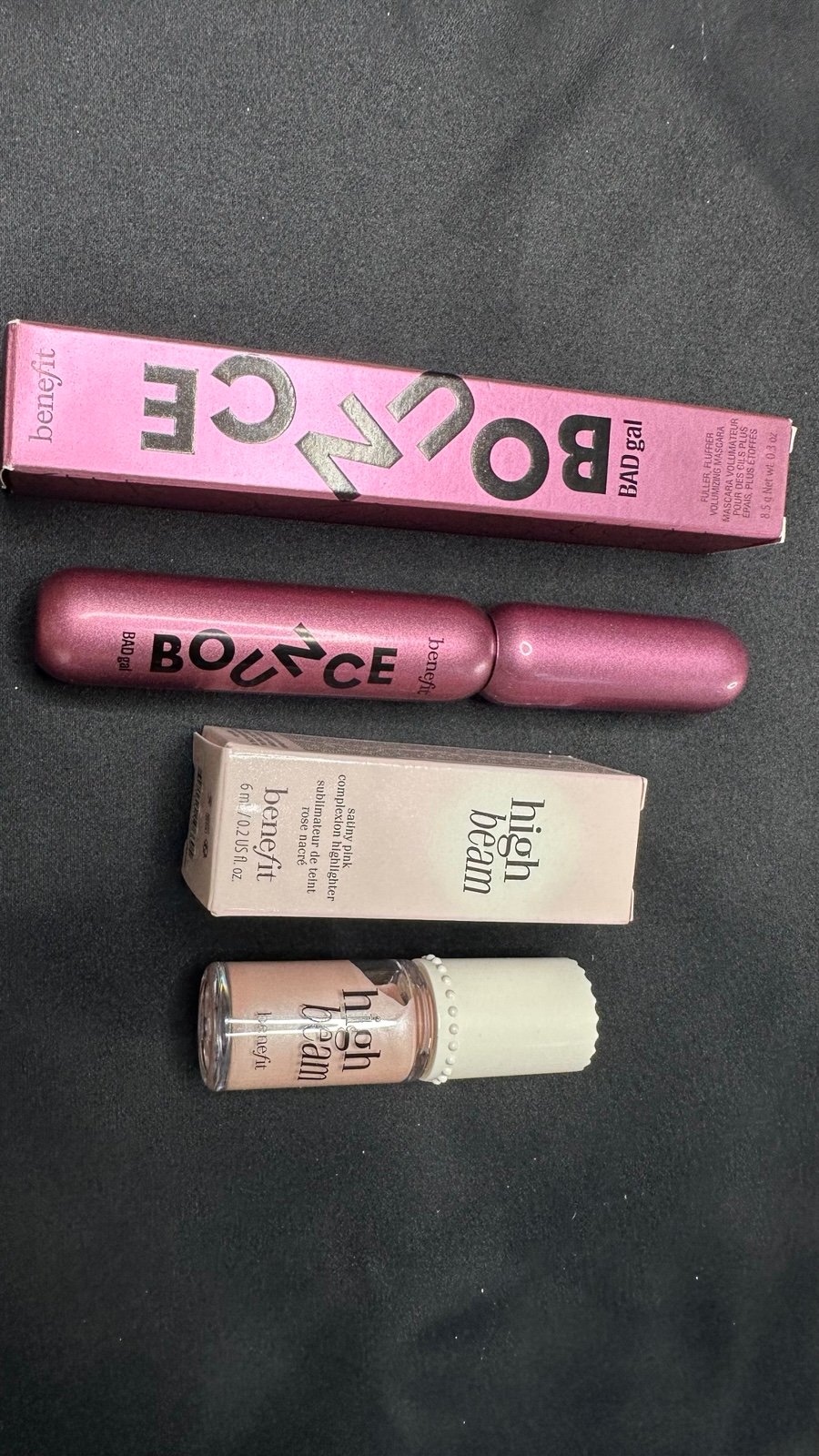Benefit combo Liquid Highlighter and Bounce Bad gal