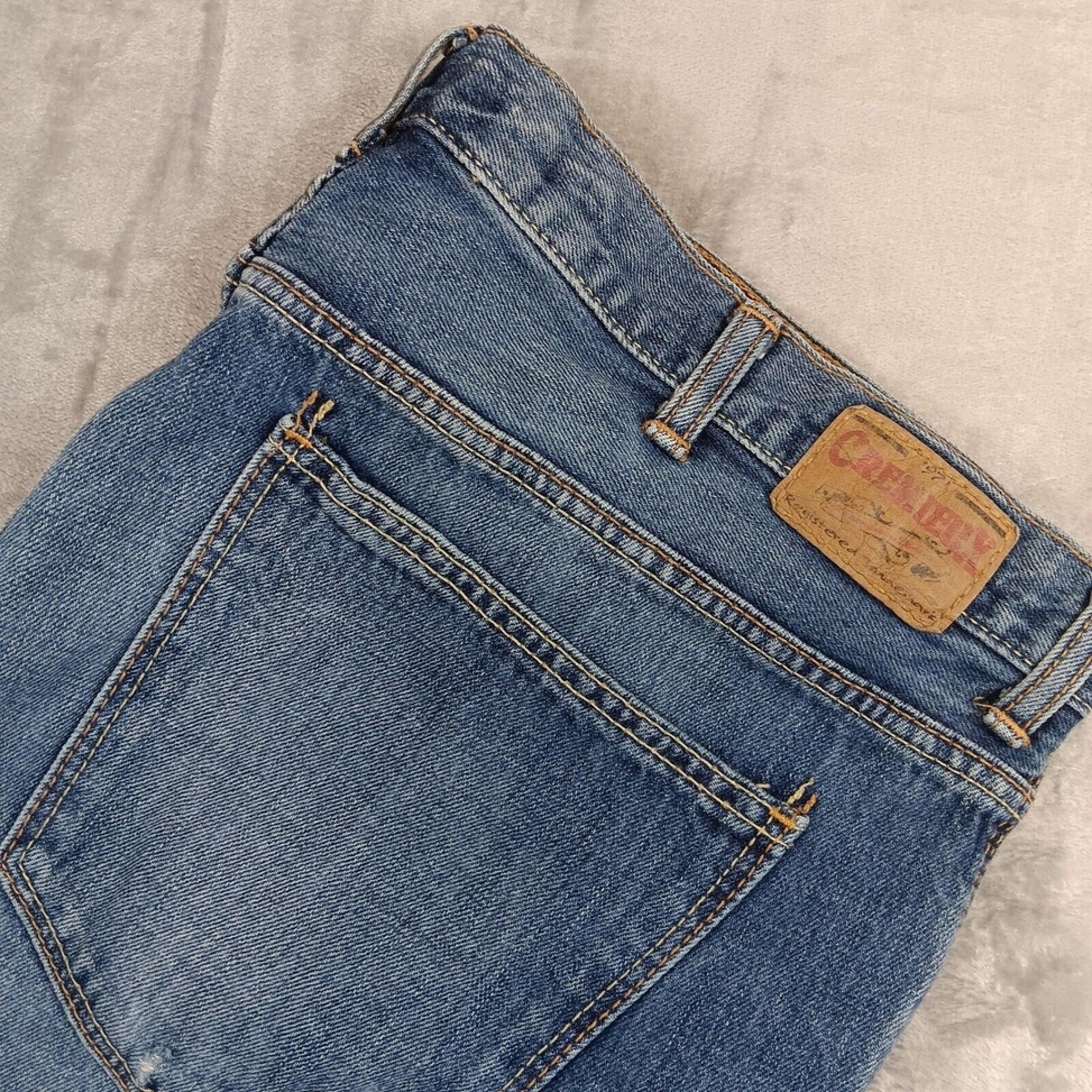Cremieux Mens 40x30 Y2K Baggy Relaxed Loose Fit Whisker Skater Denim Jeans