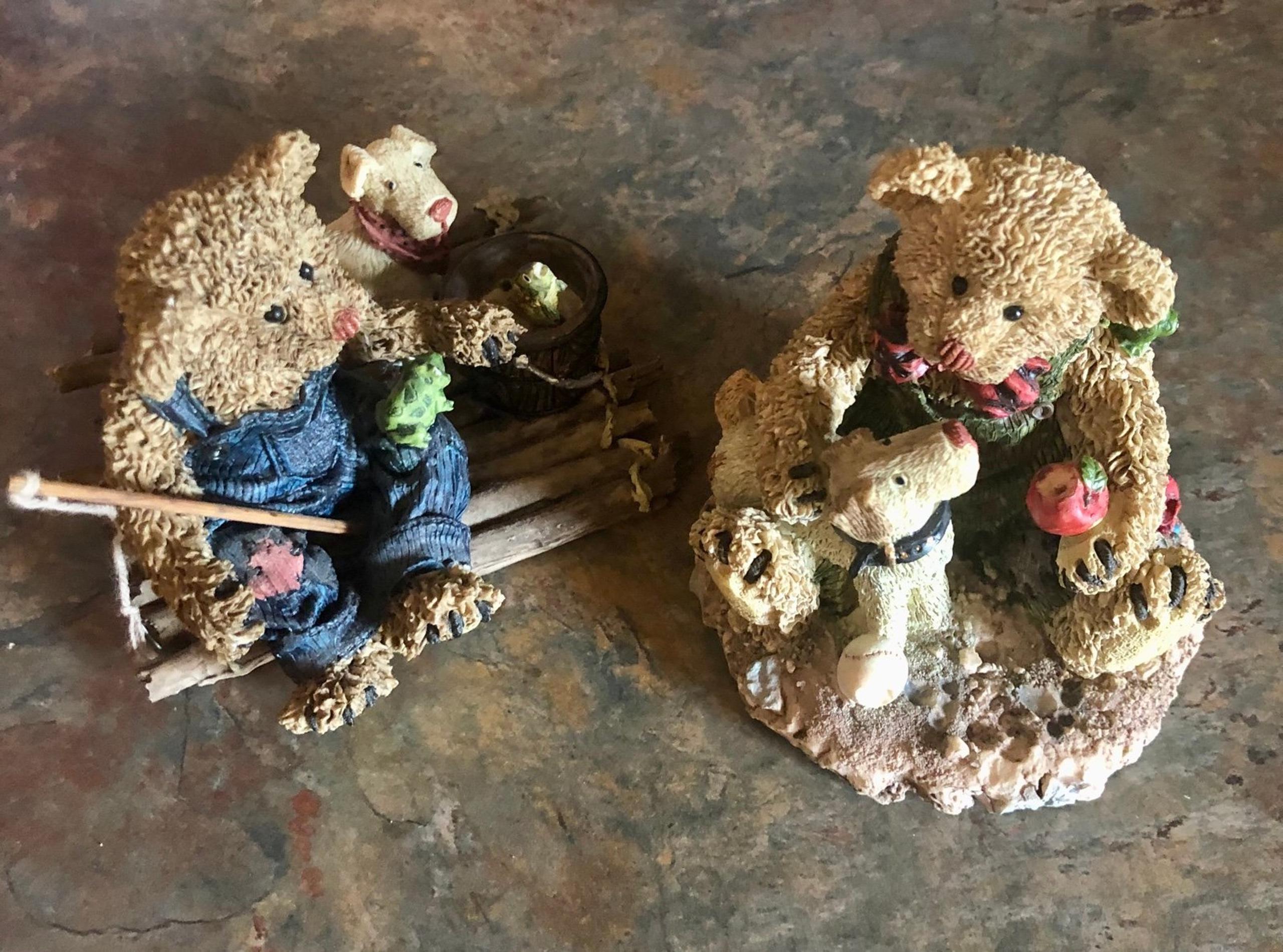 Cottage Collectibles by Ganz 2 Figurines Best Friends and Downstream 1995