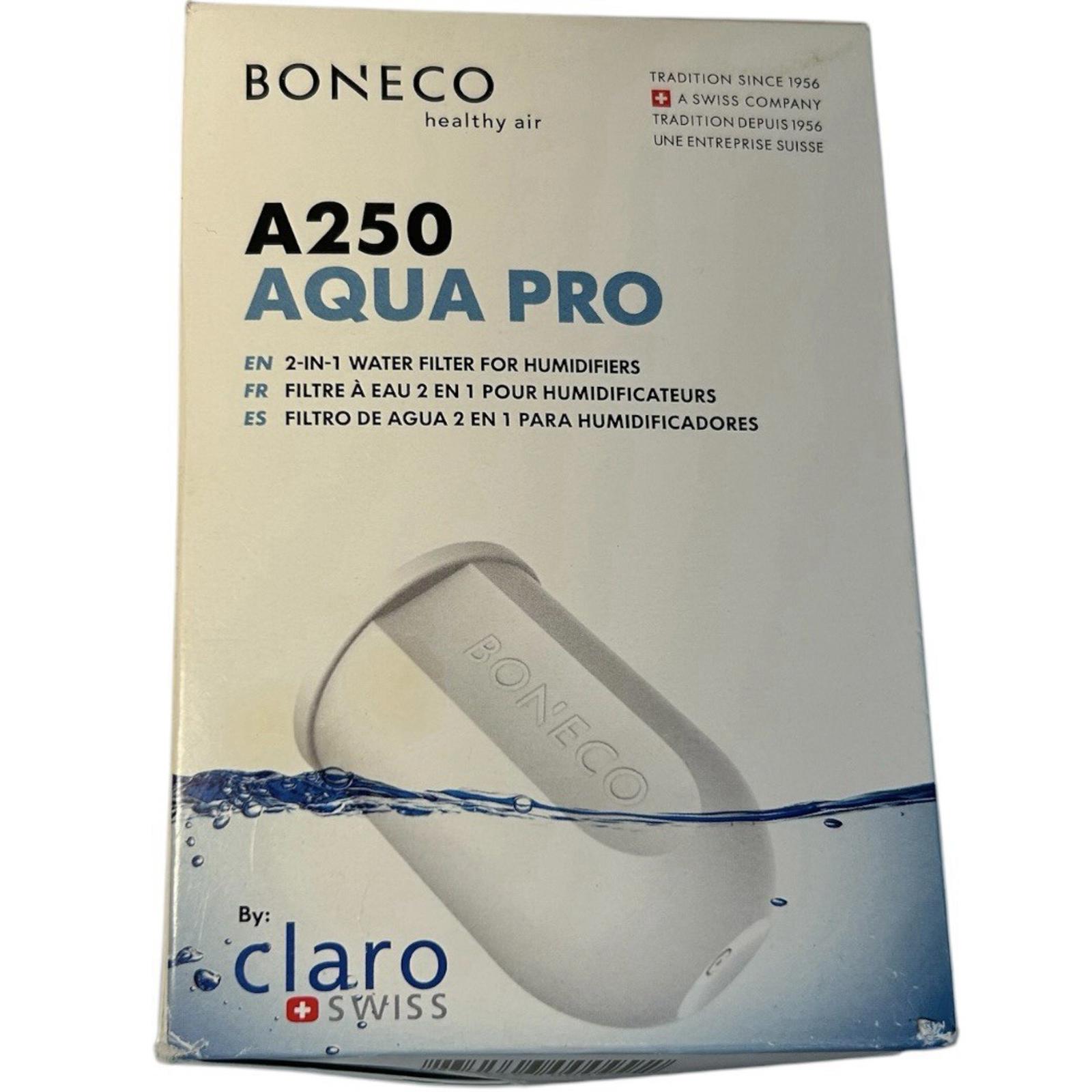 Boneco Healthy Air Model A250 Aqua Pro 2-in-1 Water Filter New