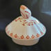 Furnivals 1913 Brown Quail teapot with lid, No. 684771