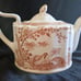Furnivals 1913 Brown Quail teapot with lid, No. 684771
