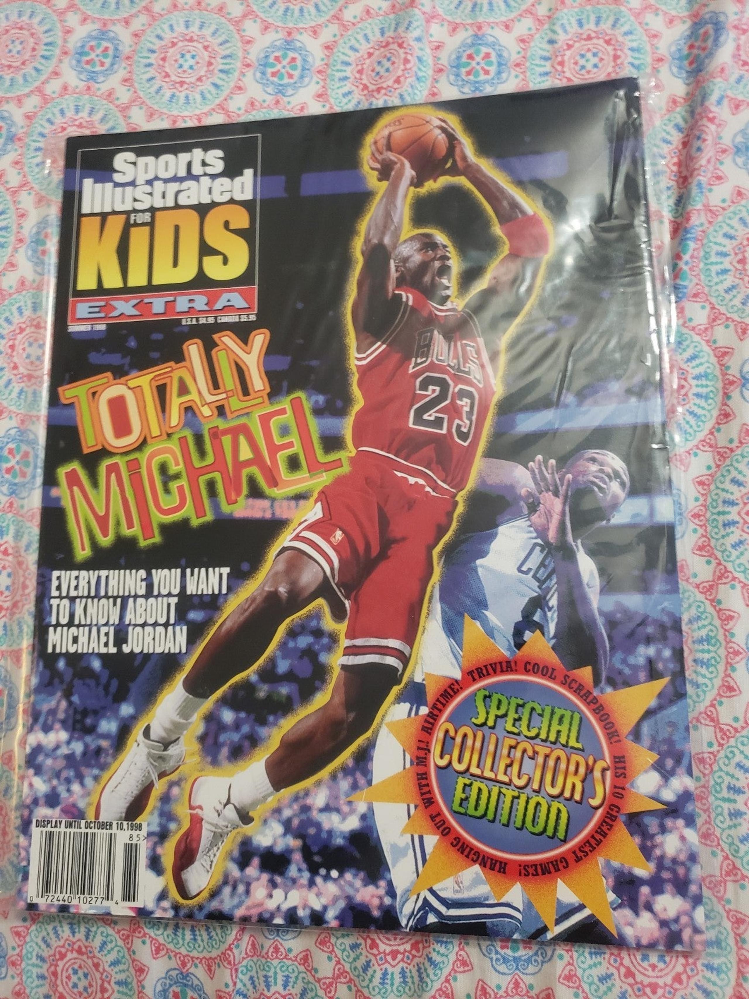 Michael Jordan Summer 1998 Sports Illustrated for Kids Extra With Cards