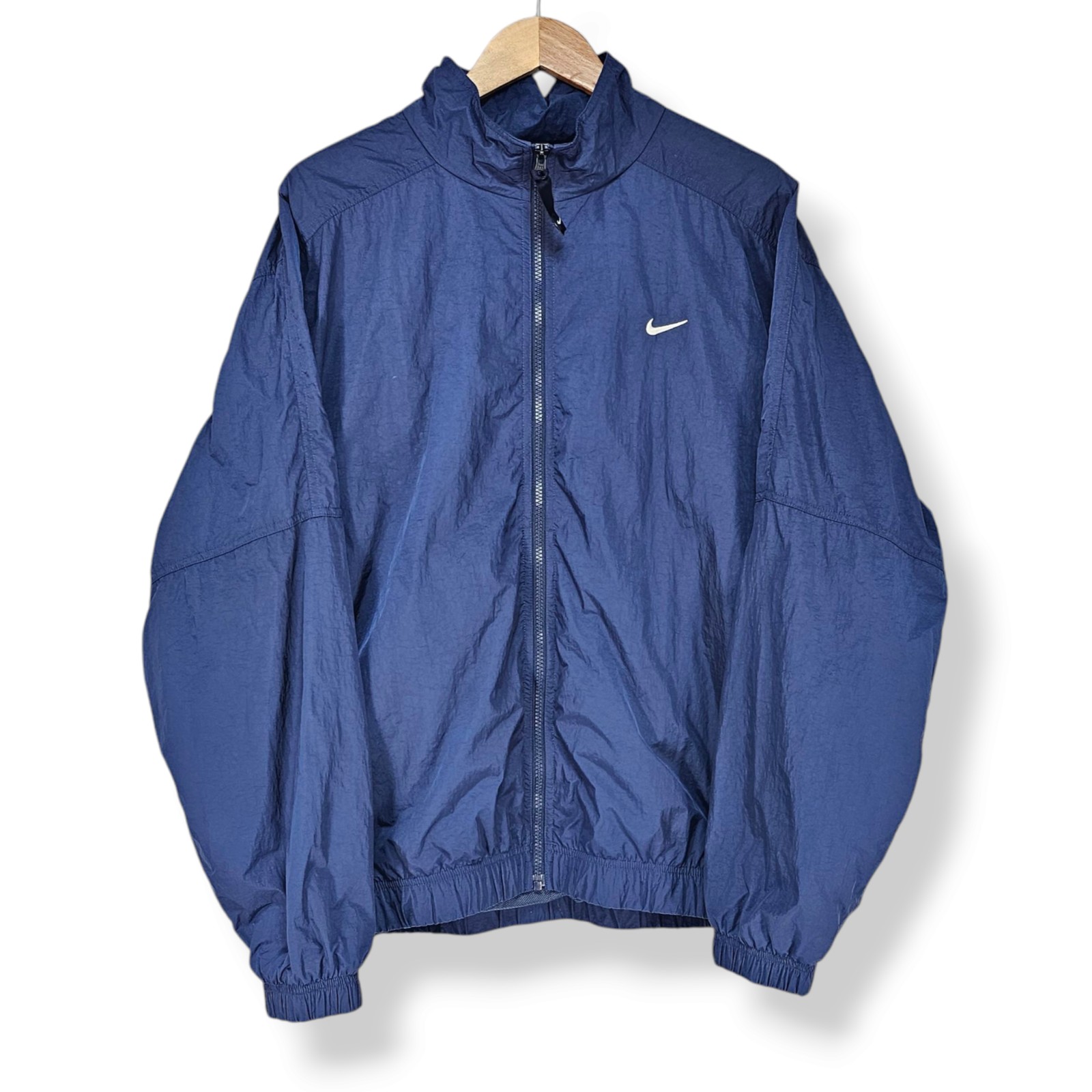 Men's Nike NRG Track Sports Stand Collar Jacket Blue CD6543-410 Men's Size L
