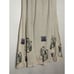 Blue Fish Like Women's Small Off White Aline Maxi Skirt Art To wear Handprinted