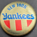 Vintage Crane's Potato Chips 1986 MLB New York Yankees Pinback Button