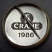 Vintage Crane's Potato Chips 1986 MLB New York Yankees Pinback Button