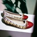 AGL Monika Red Capped Toe Ballet Flats NWOB