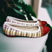 AGL Monika Red Capped Toe Ballet Flats NWOB