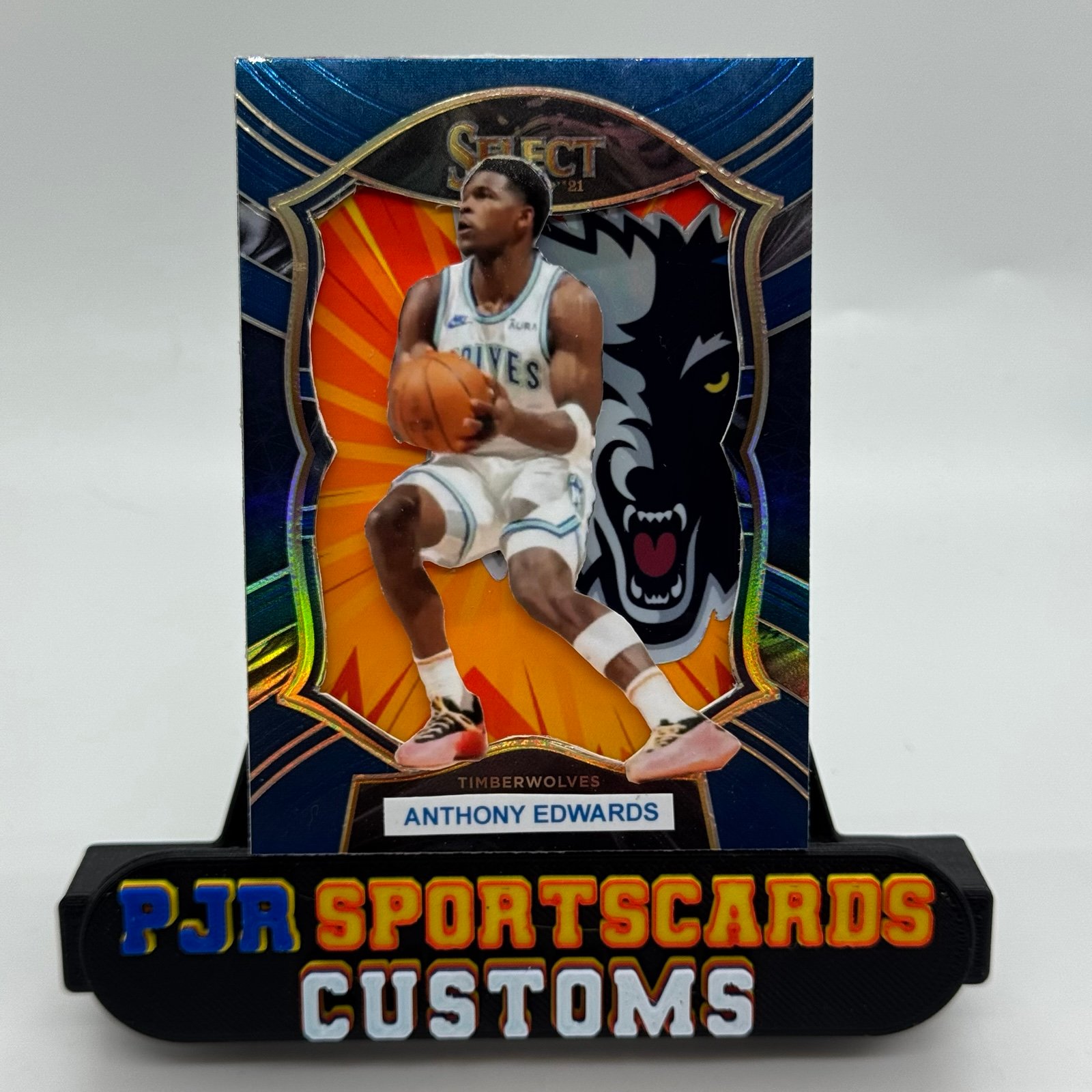 Custom made art card ACEO of Anthony Edwards Ant-Man Minnesota Timberwolves