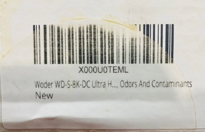 Woder WD-S-8K-ADV-DC Ultra High Capacity Under Sink Water Filter with Direct Con