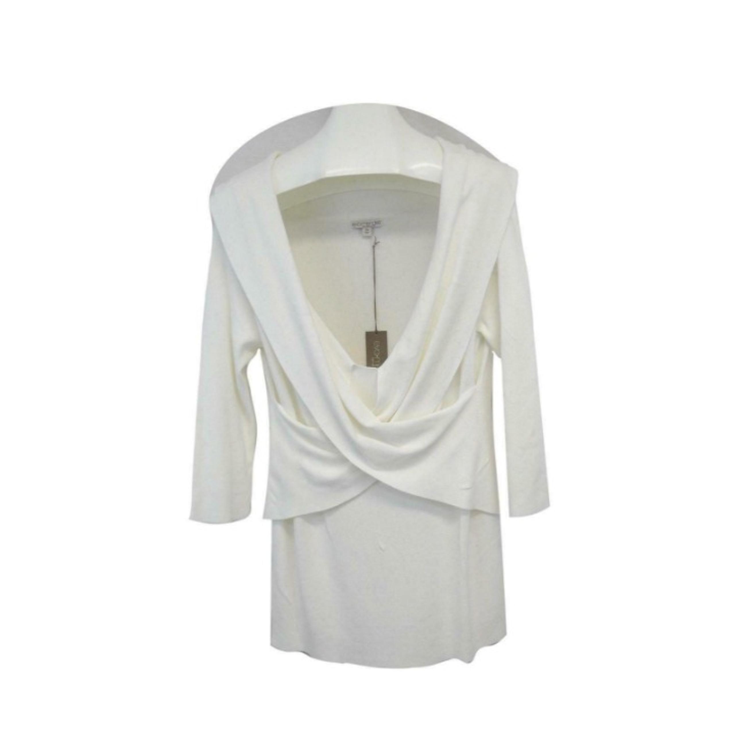 New York & Company Eva Mendes Womens Ladies Ivory Cowl Neck Sweater Size XXL NEW