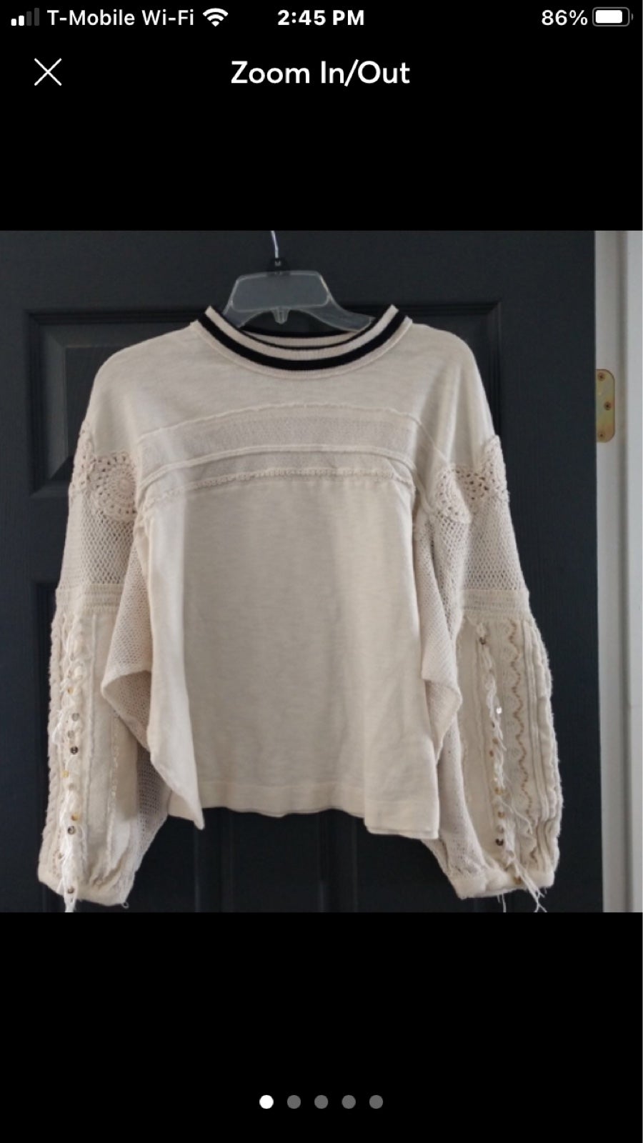 Free People Retro Hippie Sweater