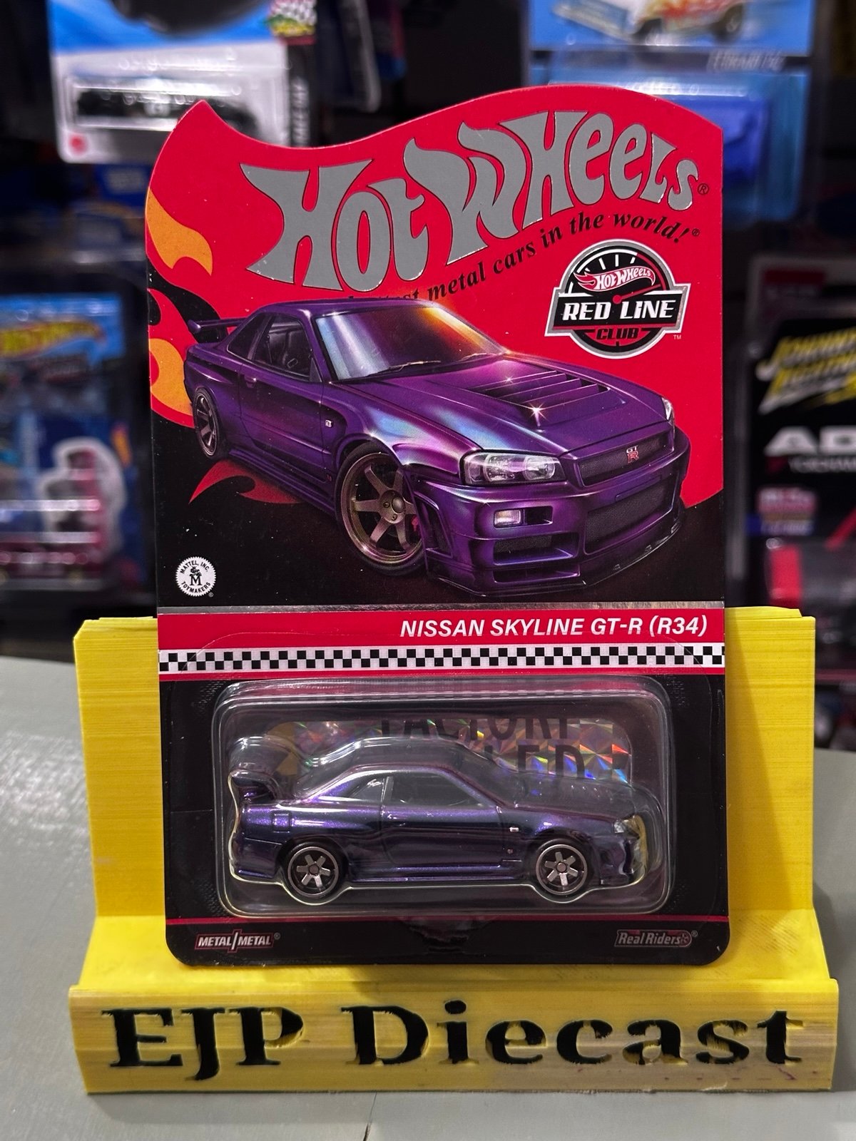 2024 Hot Wheels RLC Exclusive Nissan Skyline GT-R R34 HWF14 Purple