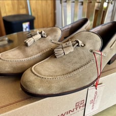 Winthrop Mens Springfield Rust Suede Size 9.5