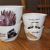 Rae Dunn ONE HALF Measuring Cup w/Thanksgiving Turkey Gobble Til You Wobble-plus