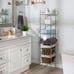 Honey-Can-Do BTH-03484 6 Tier Metal Tower Bathroom Shelf, 12.6â€ L x 11â€ W x 59