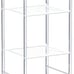 Honey-Can-Do BTH-03484 6 Tier Metal Tower Bathroom Shelf, 12.6â€ L x 11â€ W x 59