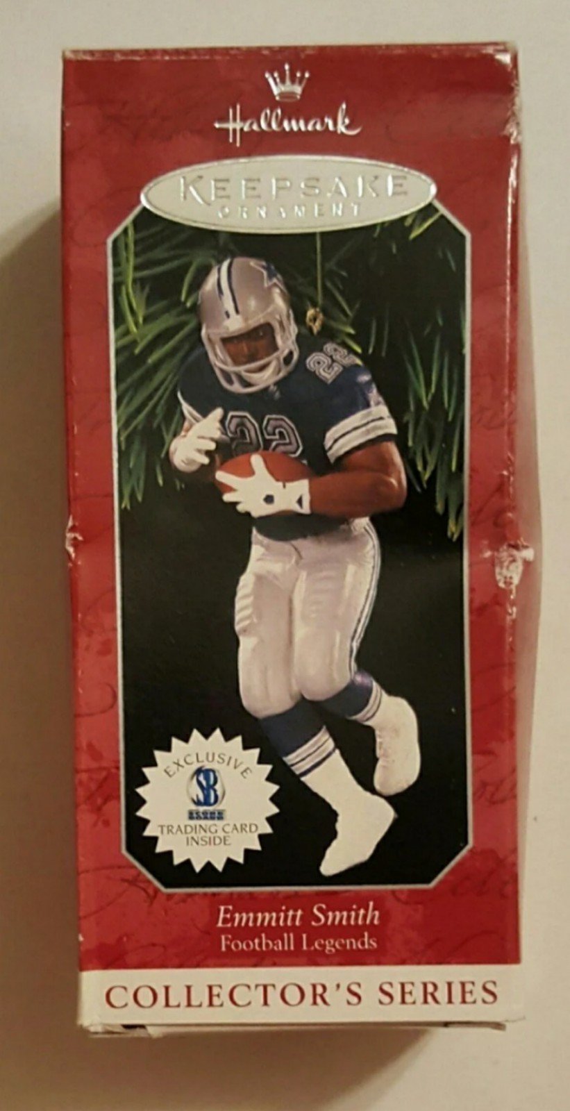 Emmitt Smith Dallas Cowboys Hallmark Keepsake Ornament. NFL.