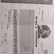 Old Paper Stock certificates