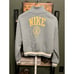 Nike Oversized Crop Phoenix Fleece Athletes 1/2 Zip Sweatshirt Women Small Aqua