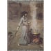 The Magic Circle Woven Blanket 52x37 Waterhouse Throw Decor Witch Painting Art