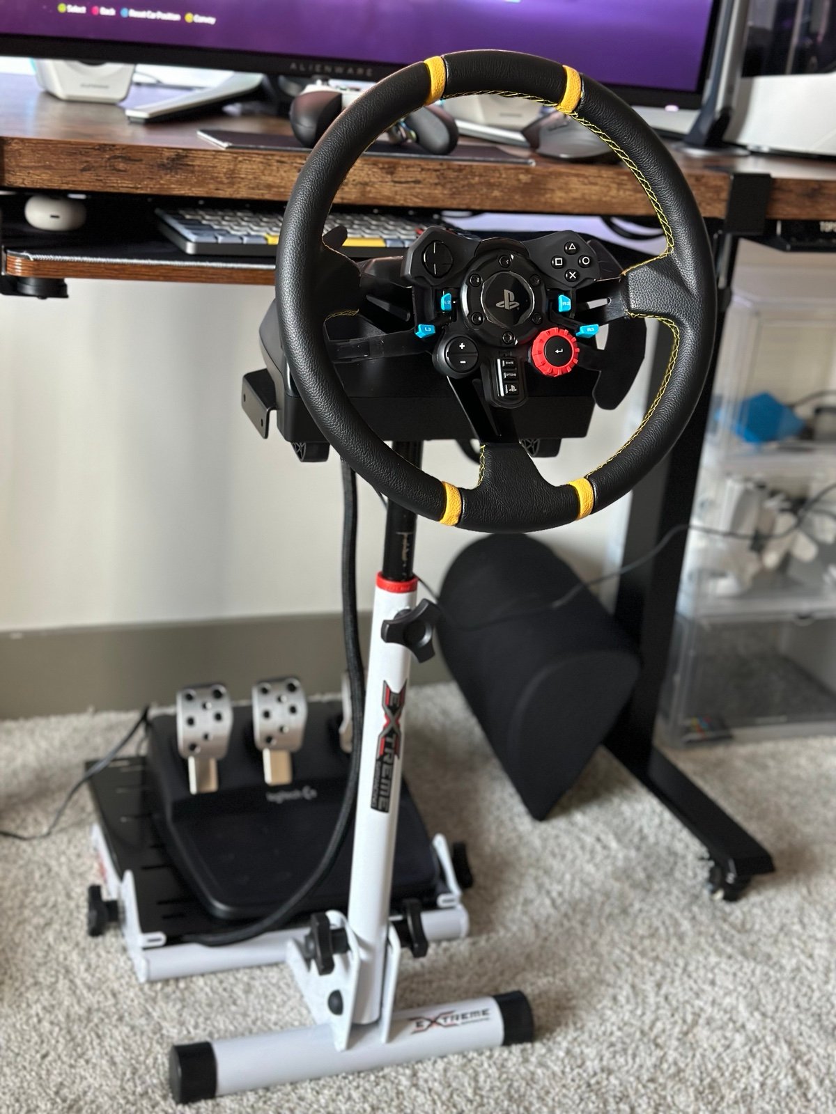 Logitech g29 custom steering wheels+ Stand