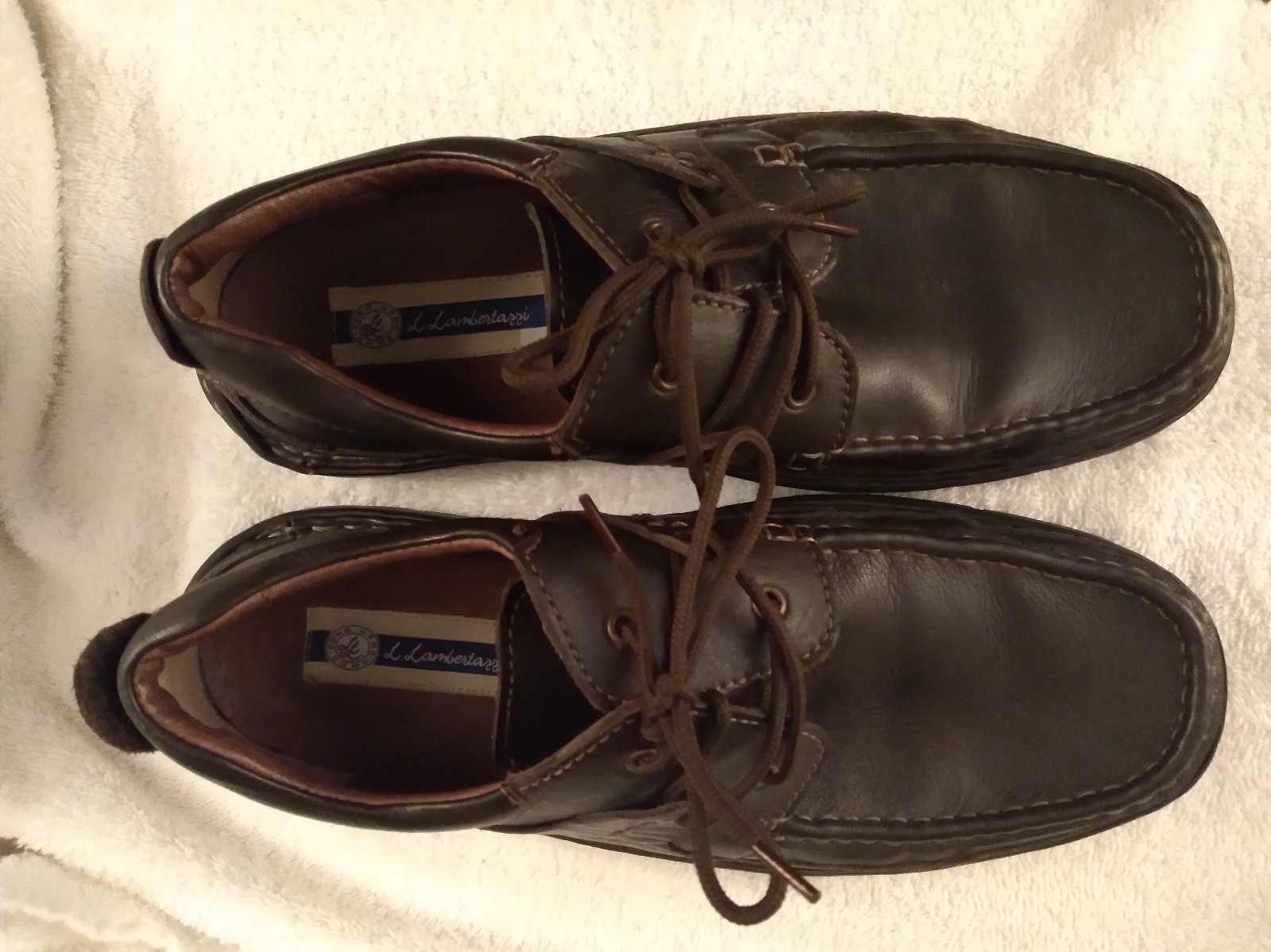 L. LAMBERTASSI Brown Men's Shoes 43, 10