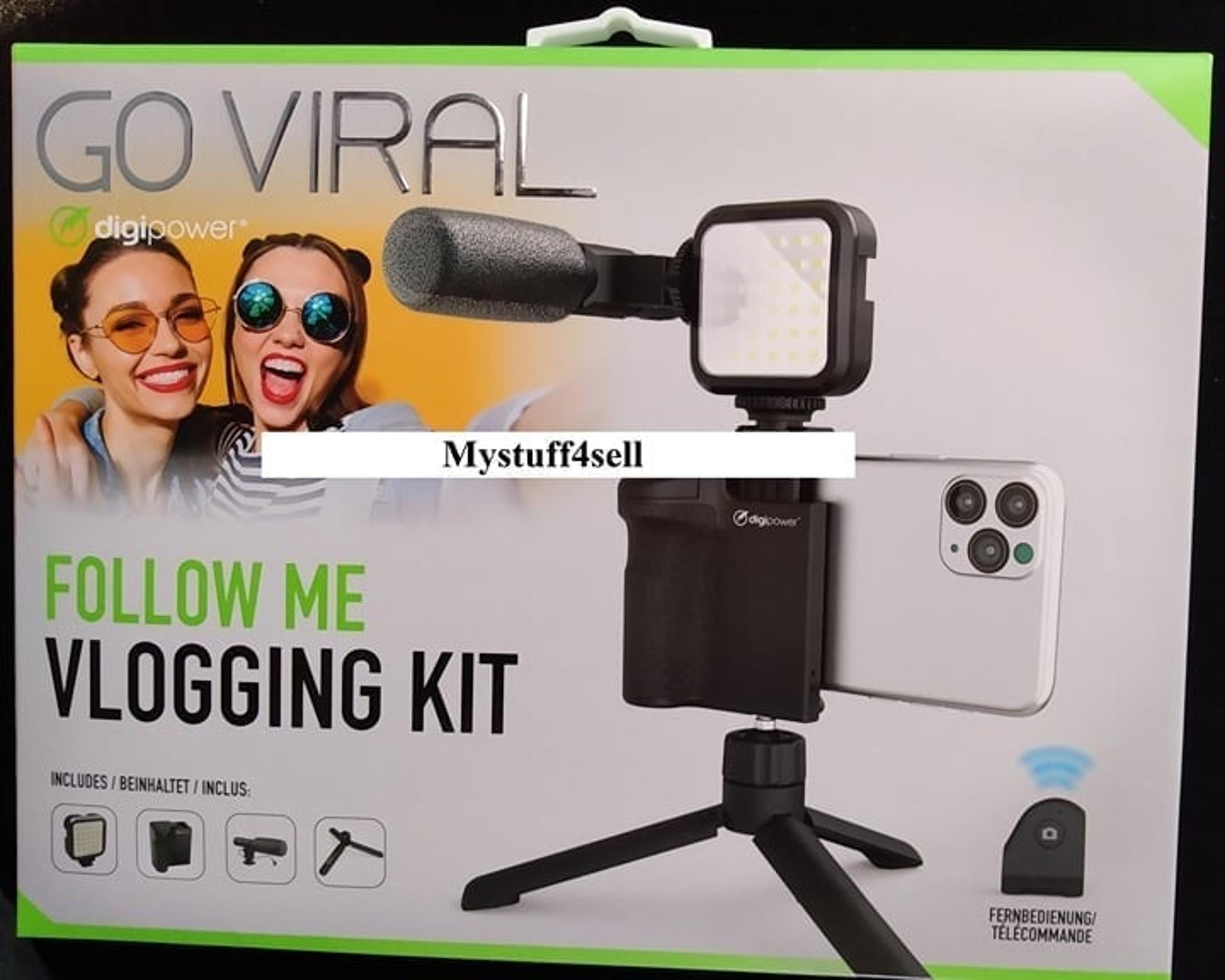 DiGiPower Go Viral Follow Me VLogging Kit, #DPS-VLG4