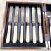 Vtg Yates Brothers Sheffield Knife Fork Set 12pcs Electroplate Silverware c1946