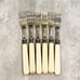Vtg Yates Brothers Sheffield Knife Fork Set 12pcs Electroplate Silverware c1946