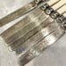 Vtg Yates Brothers Sheffield Knife Fork Set 12pcs Electroplate Silverware c1946