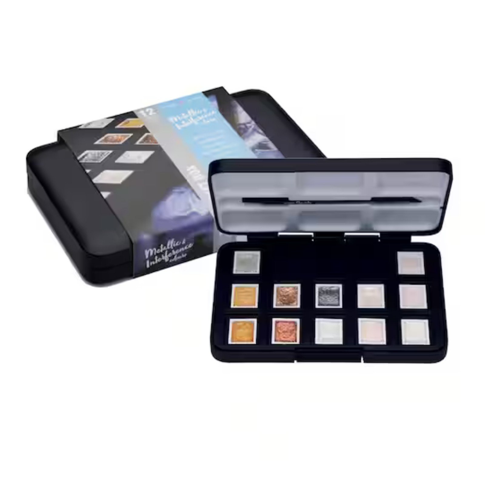 Van Gogh Metallic & Interference Watercolor Pocket Box Set