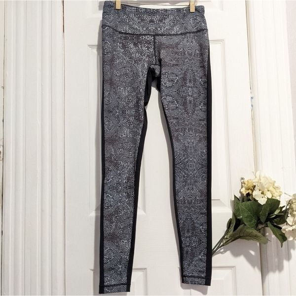 Lululemon Wunder Under Pant Bead Envy Gray Legging Size 8