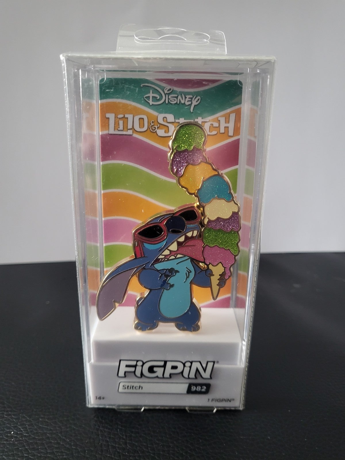 FiGPiN Stitch 982 Disney pins Awesome warehouse party