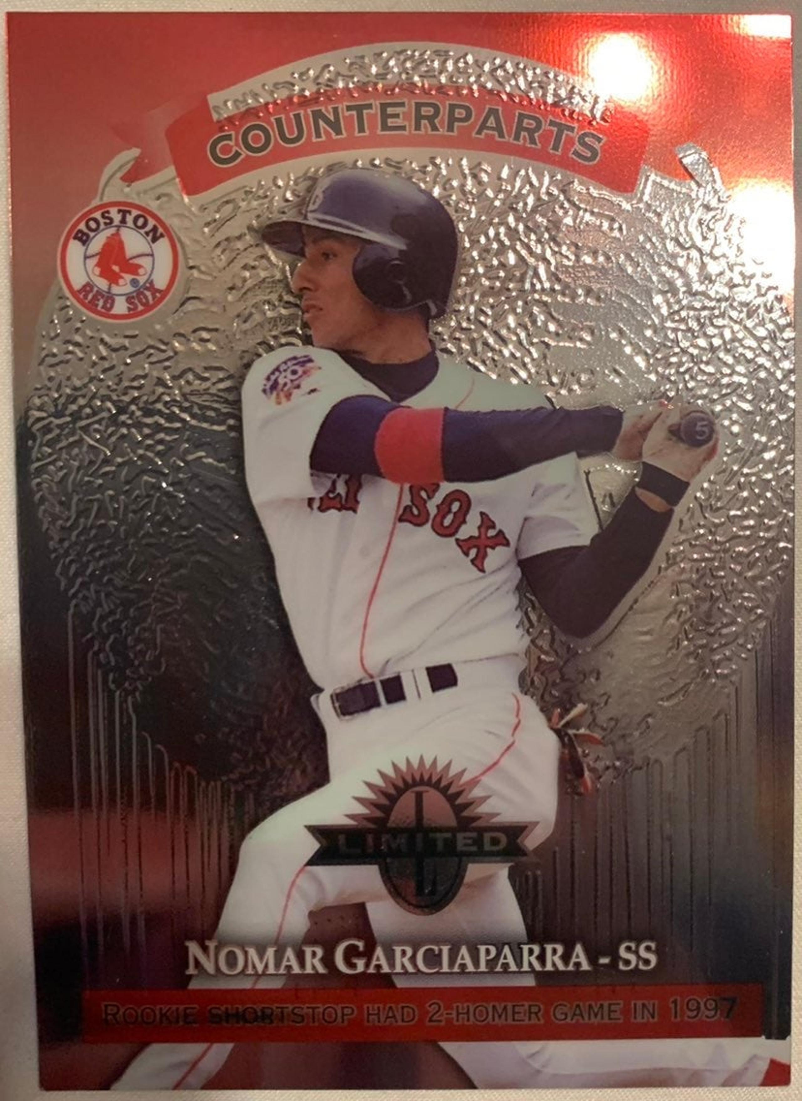 Nomar Garciappara MLB Baseball Card Fermi Bubbles Grading C-