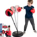 NIB NSG Punching Bag and Boxing Gloves Set for Kids - One Size, Red/Black