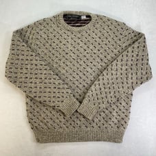 Vintage Grandpa VAN HEUSEN Sportswear Sweater Sz L wool blend