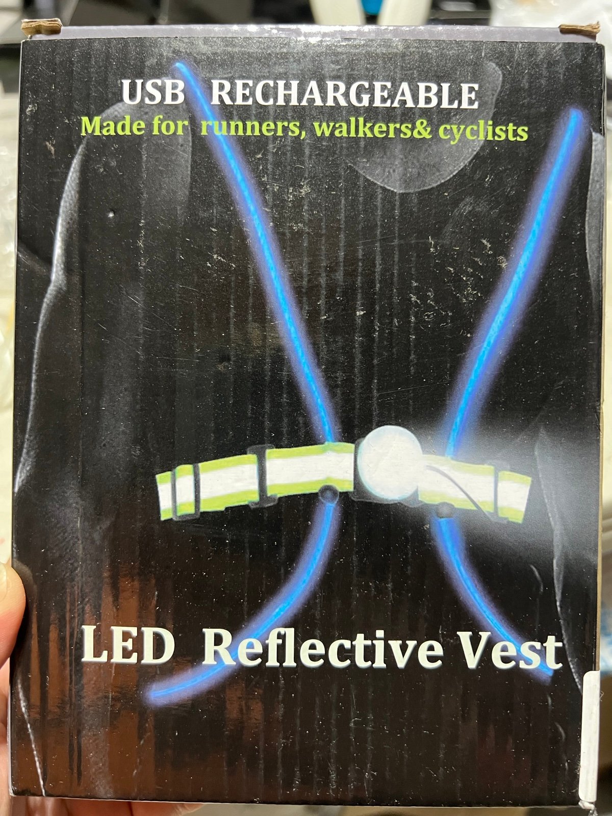LED Reflective Vest x2