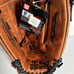Wilson A2505 XXL Brown Leather Softball Baseball Glove 13 1/2 Righthand Throw.